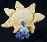 Carters Starters Lets Be Friends Sun & Dog Musical Pull Toy Lovey